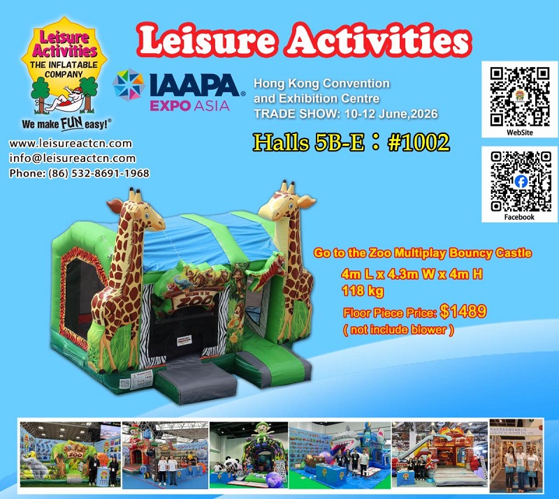 2026 IAAPA EXPO ASIA Хонконг - Сърдечно ви каним да вземете своя VIP пропуск и да посетите нашата изложба. 2026 IAAPA EXPO ASIA Хонконг - Сърдечно ви каним да вземете своя VIP пропуск и да посетите нашата изложба.